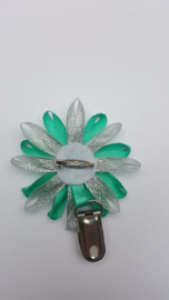 Showspeld groen/ zilver klein