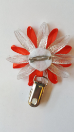 Showspeld rood/ zilver klein