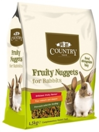 Burgess Country value fruity nuggets konijn 1,5 kg.