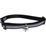 Happypet reflecterende kattenhalsband zwart