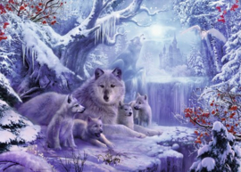 Ravensburger wolven in de winter 1000 stukjes