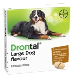 Drontal large dog tasty 2 tab.