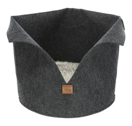 Trixie Kattenmand Luise Rond Vilt Antraciet 30 x 30 cm