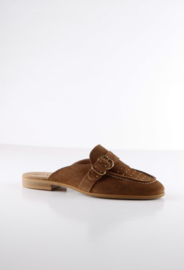 DWRS Label JASPER - loafer | suède cognac