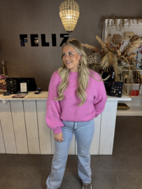 Loes sweater Barbieroze