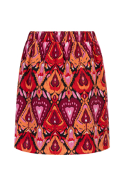 Lofty Manner skirt Aubrie | Heart ikat print