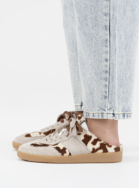 DWRS Label NOME cow hair on -  sneaker | Suède sand / Off white