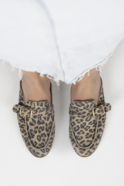 DWRS Label JASPER leopard - Loafer | suède cognac