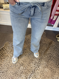 SistersPoint onea belt jeans | Blue wash