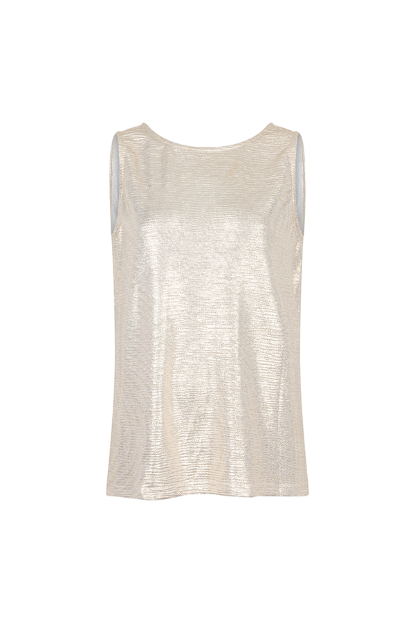 Lofty Manner top Kaia | White / Champagne