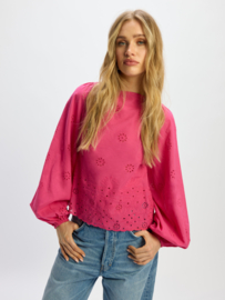 Refined Department blouse ROSIE | Fuchsia