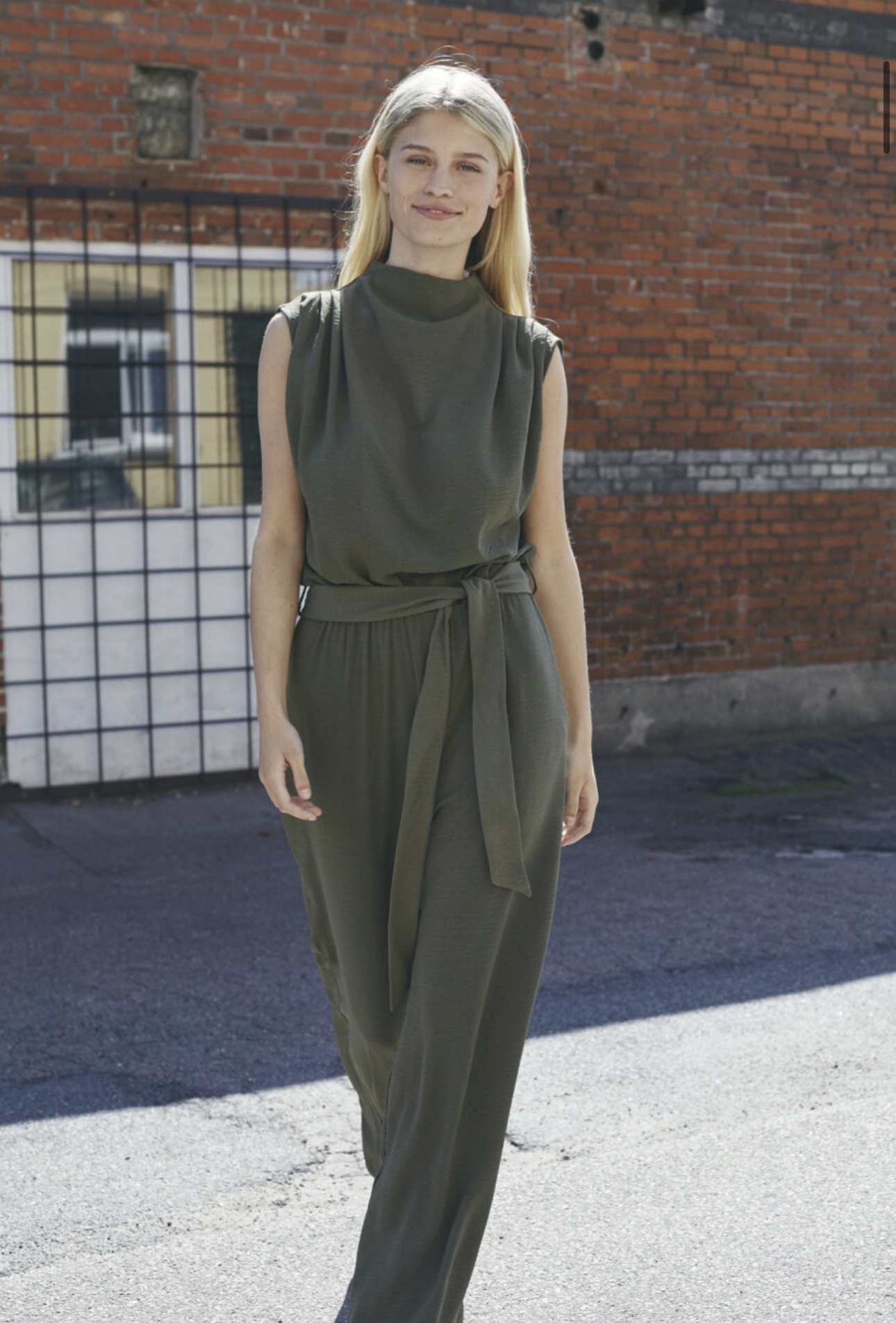 SistersPoint jumpsuit GUTO | Khaki