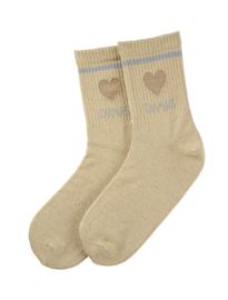 LYLA SOCKS GLITTER - Sokken | Gold