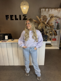 Loes sweater pastel lila