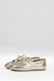 DWRS Label LATTY fringes crackled - mocassin | Champagne
