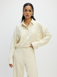 Refined Department cropped blouse LYLOU | Creamy white