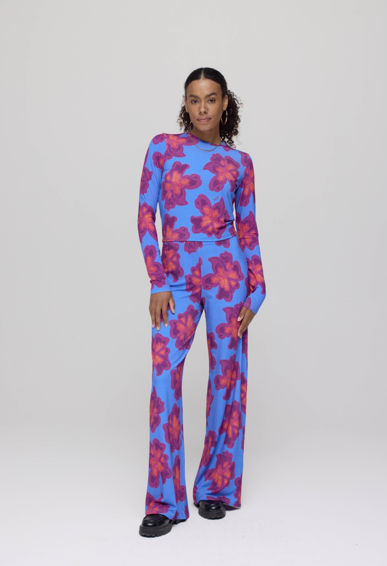Harper & Yve Pant Jane | Bold Flower - Wild aster