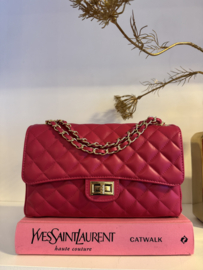 Audrey bag big fuchsia