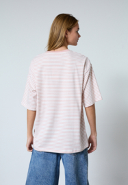 Sisterpoint t-shirt VEZ | cream & mauve