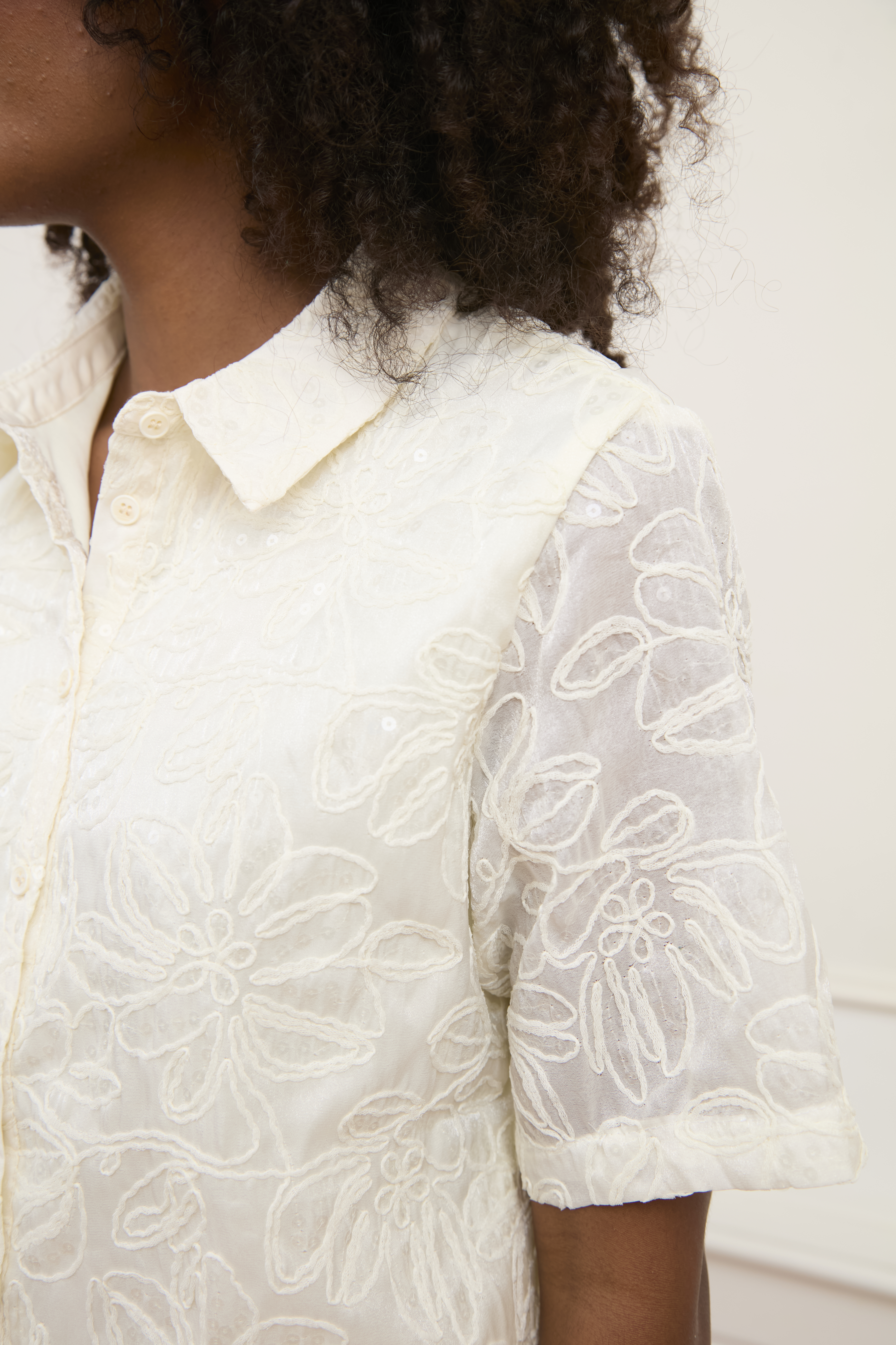 Lofty Manner blouse Ivy | Cream
