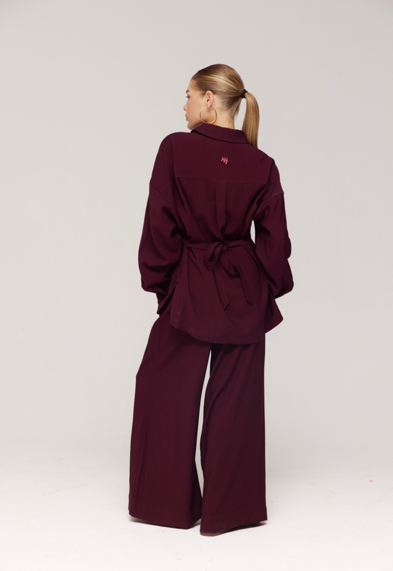Harper & Yve broek Meike | Dark Fudge