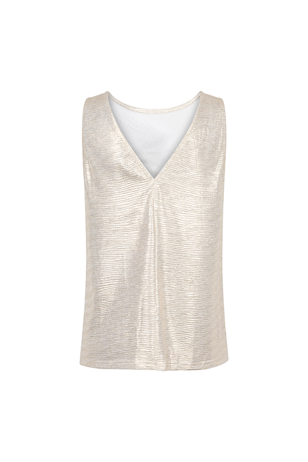 Lofty Manner top Kaia | White / Champagne