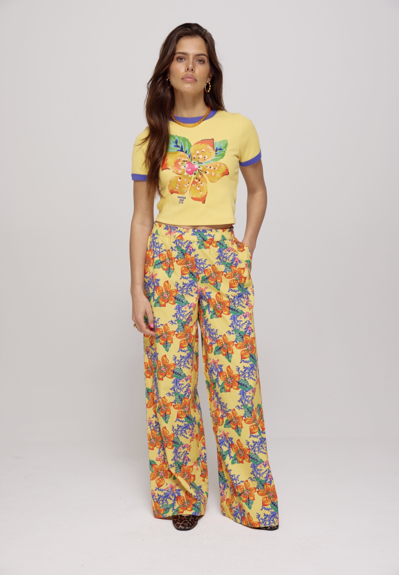 Harper & Yve broek Riley | Banana Flower