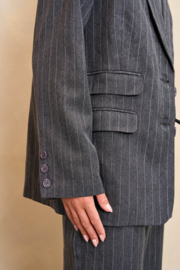 Lofty Manner blazer Charly | Dark grey