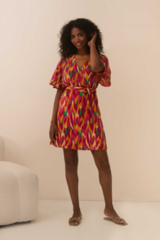 Lofty Manner jurk Loa | Multi color print