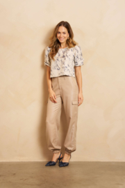 Lofty manner top Jessey | zilver blue