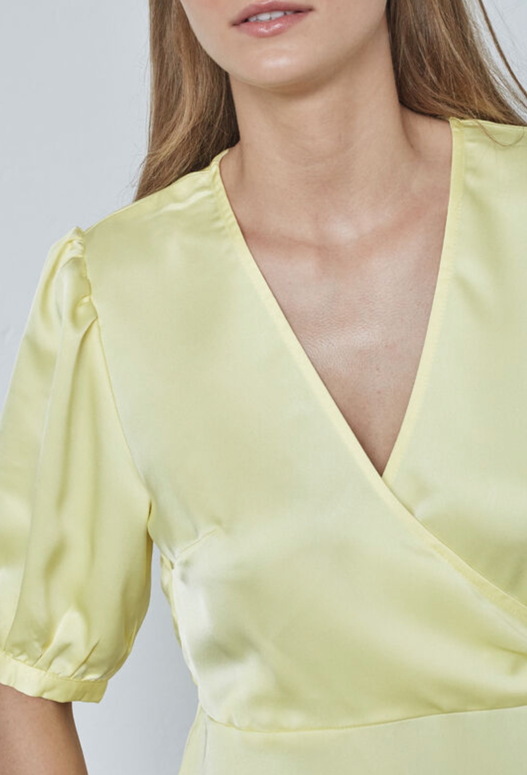 SistersPoint jurk GIVEA | Pale banana