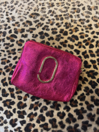 Jacine bag metallic fuchsia