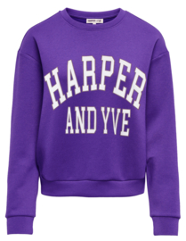 Harper & Yve sweater Varsity | Passion flower