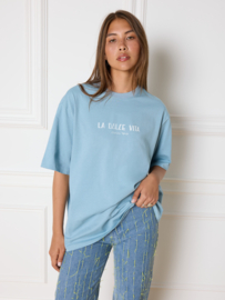 Refined Department t-shirt Maggy | ice blue