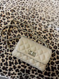 Audrey bag small beige
