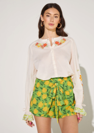 Harper & Yve blouse Haily | Cream - green