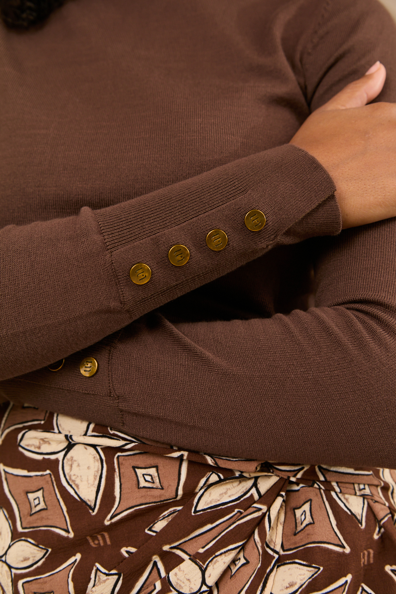 Lofty Manner sweater Jana | Brown