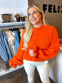 Liz sweater oranje