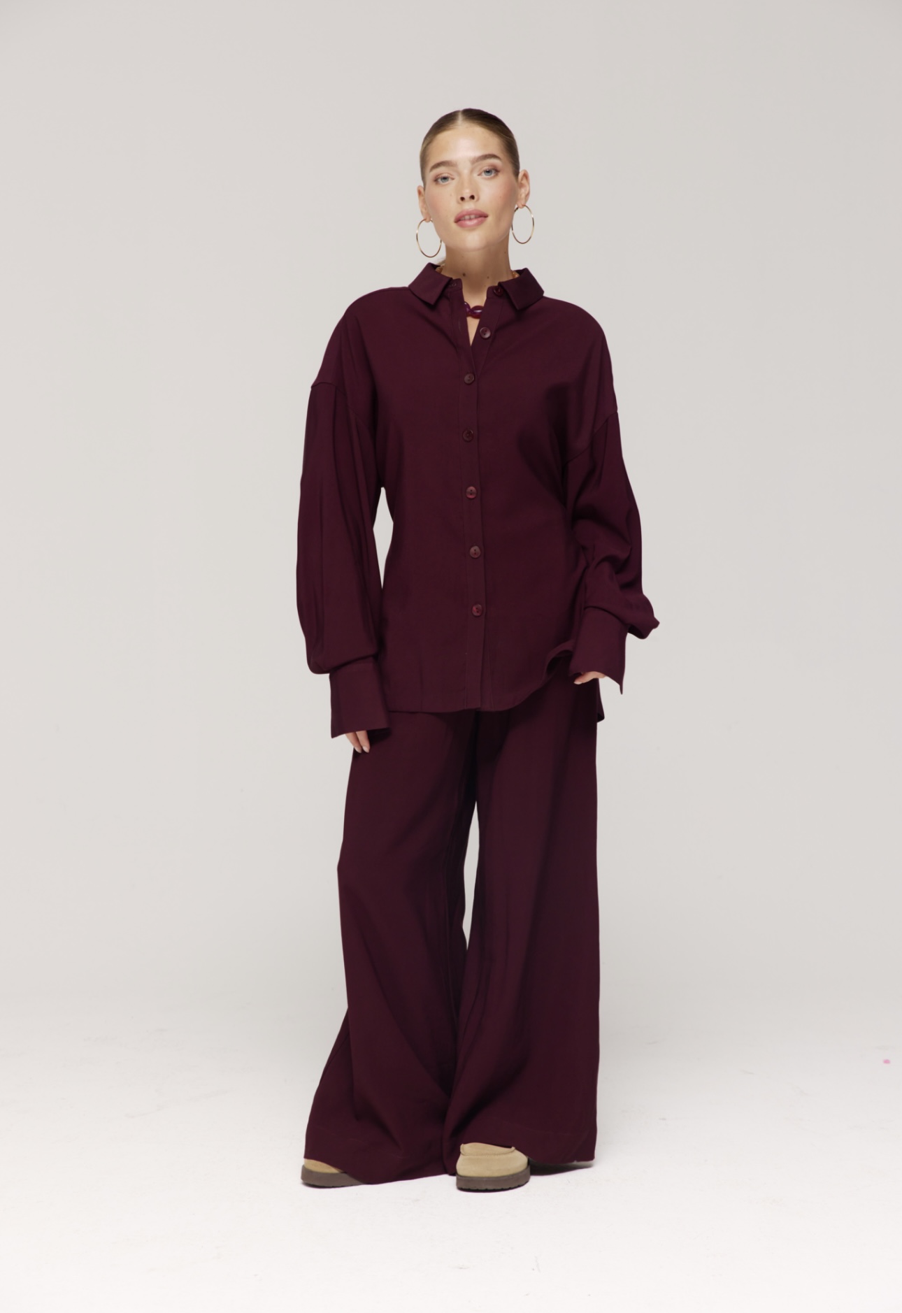 Harper & Yve broek Meike | Dark Fudge