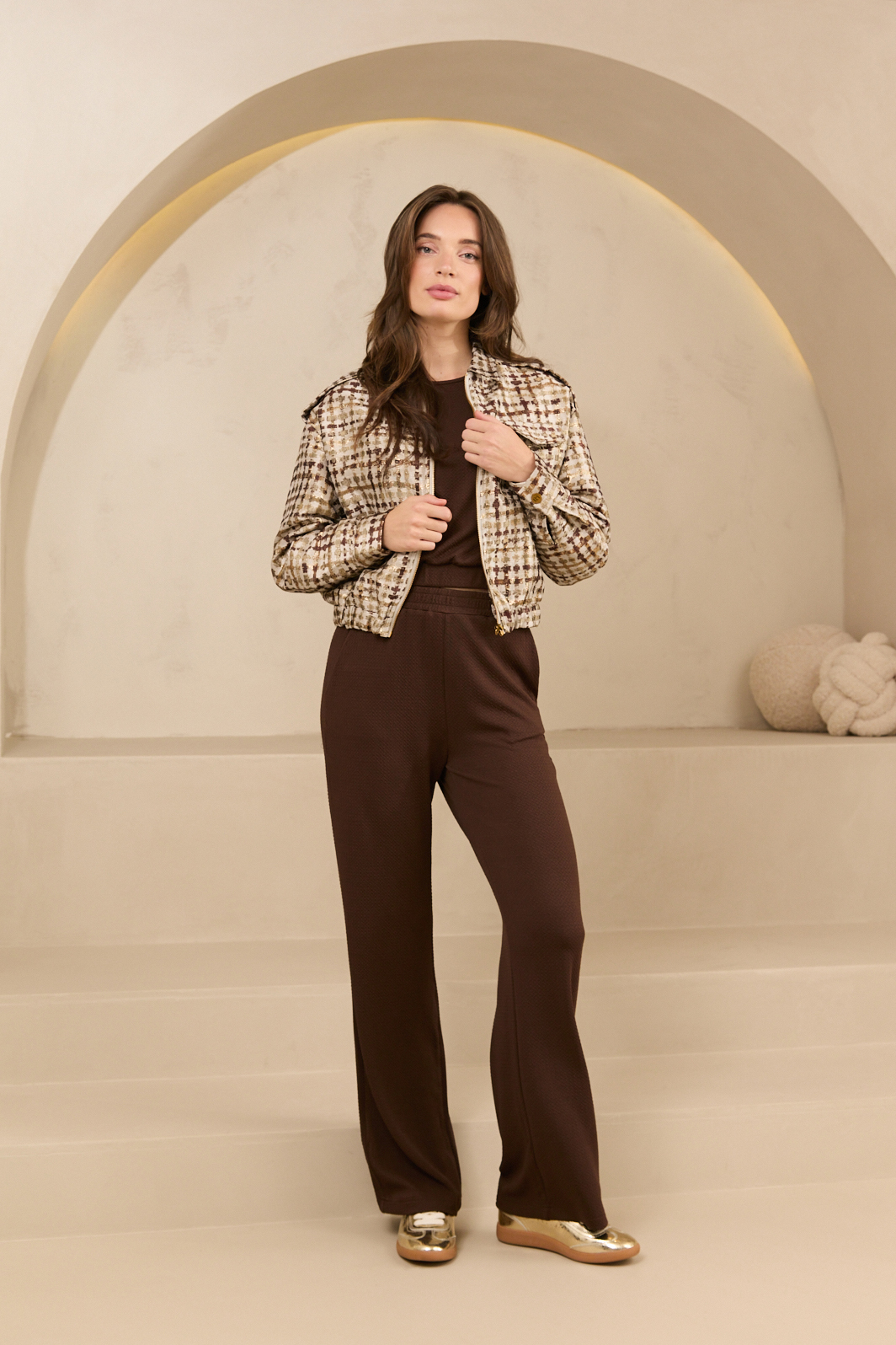 Lofty Manner jacket Noor | Dark Brown