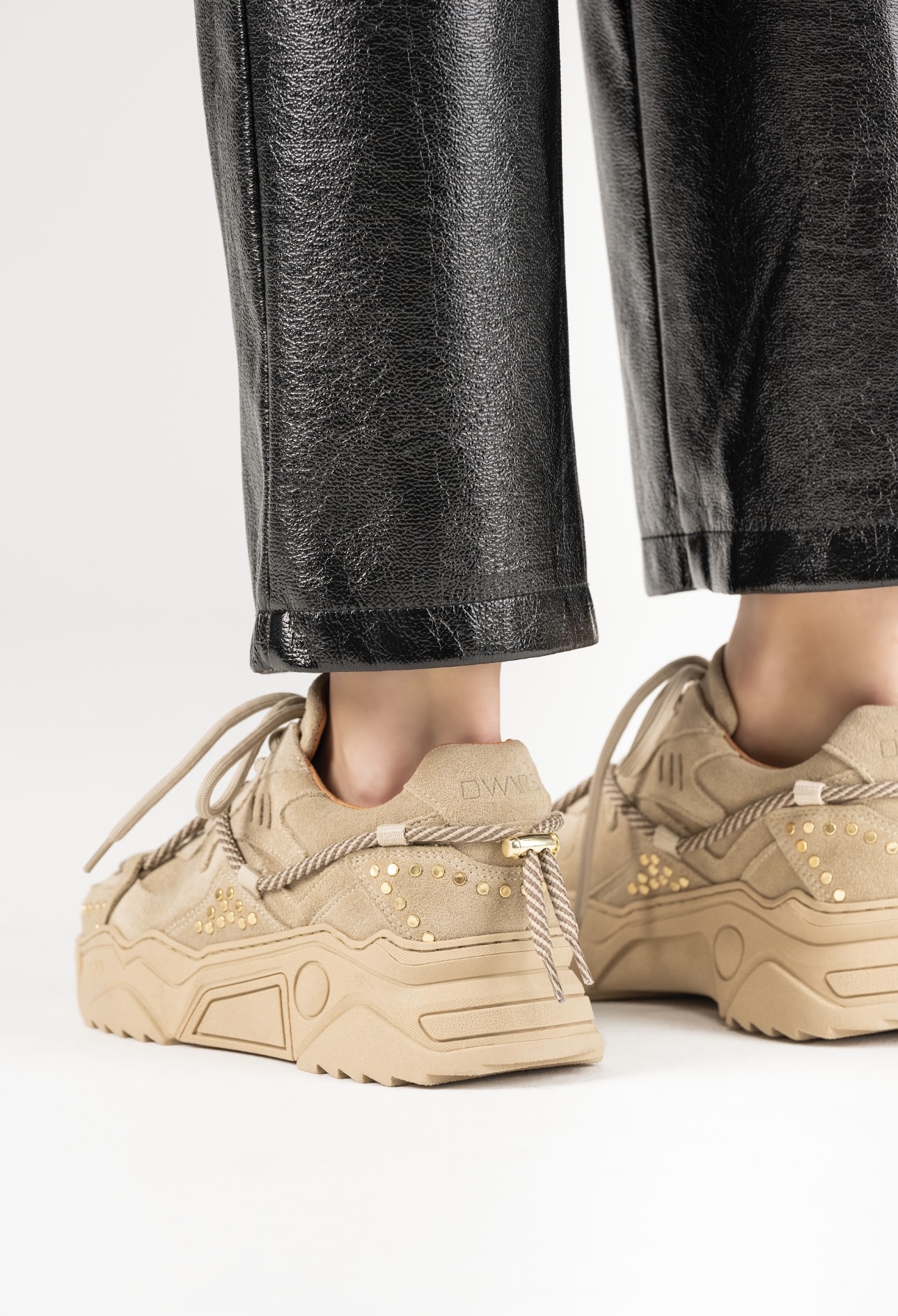 DWRS Label JUPITER studs - Sneakers | Beige