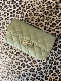 Audrey bag medium mosgroen