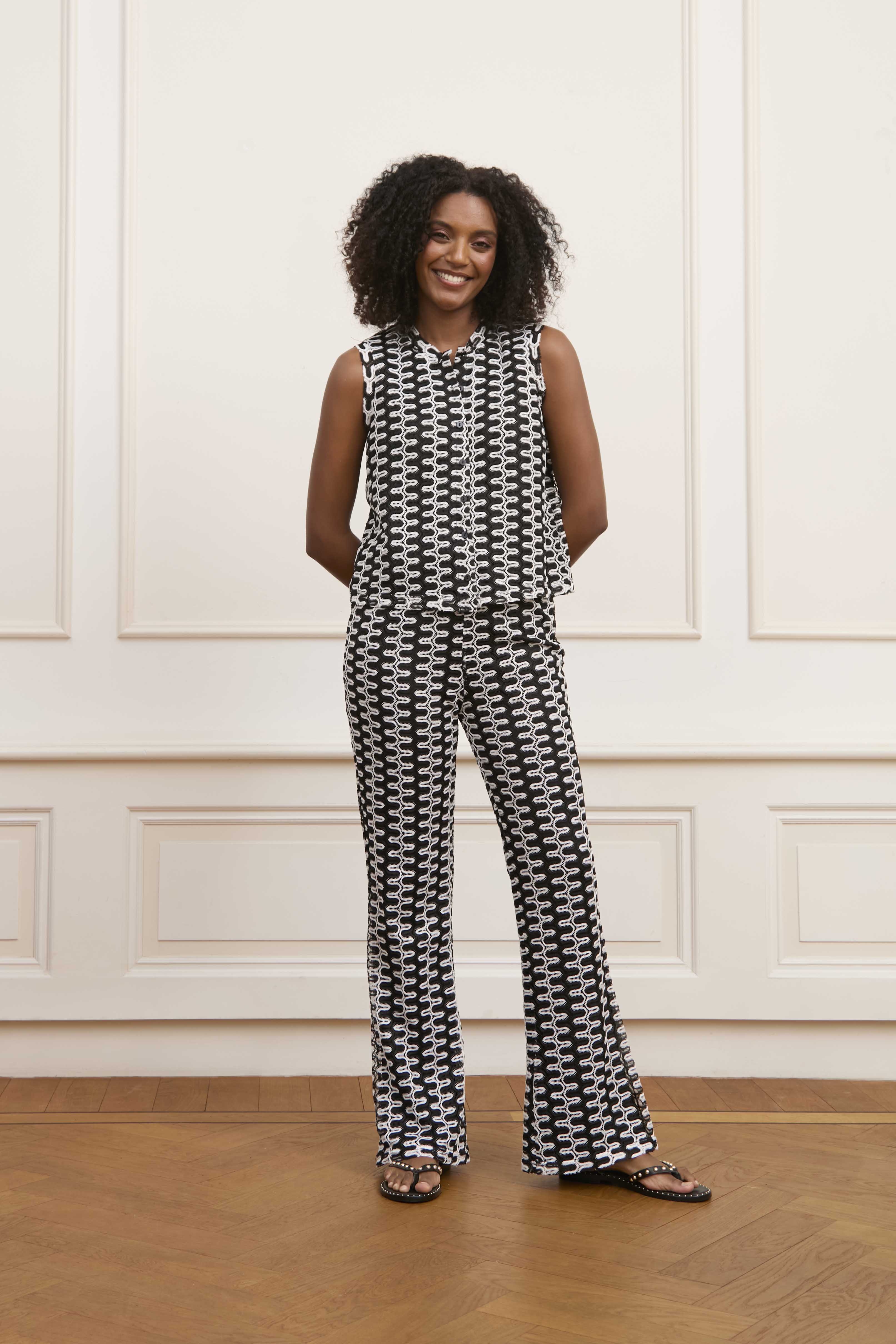 Lofty Manner broek Malina | Black