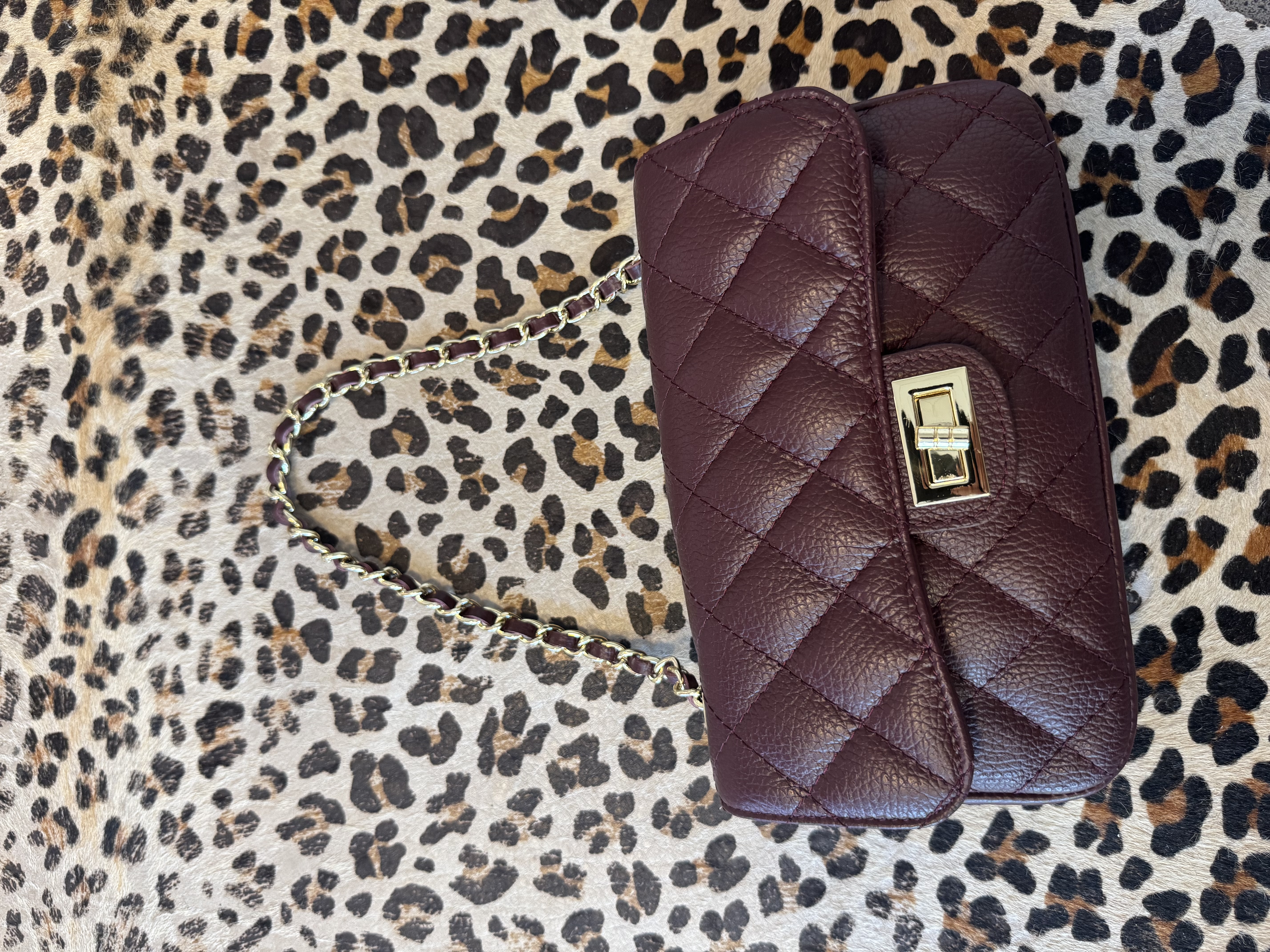 Audrey bag medium bordeaux