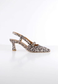 DWRS Label CHEVAL leopard - pumps | Zand