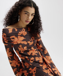 Harper & Yve longsleeve JESSE | Wild Flower orange