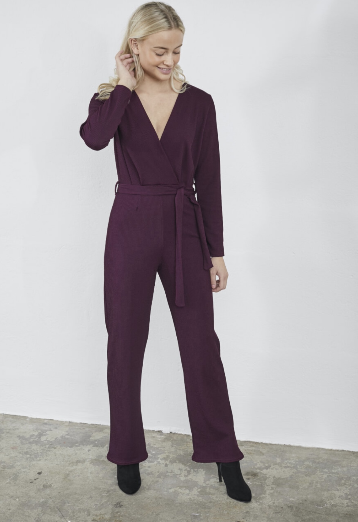 SistersPoint jumpsuit Egina | Dark bordeaux