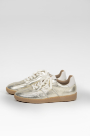 DWRS Label POONA crackled - sneakers | Champagne / Off white