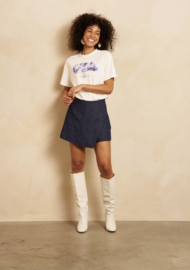 Lofty manner skort Bowie | mid blue