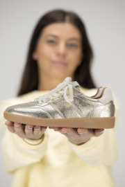 DWRS Label POONA crackled - sneakers | Champagne / Off white